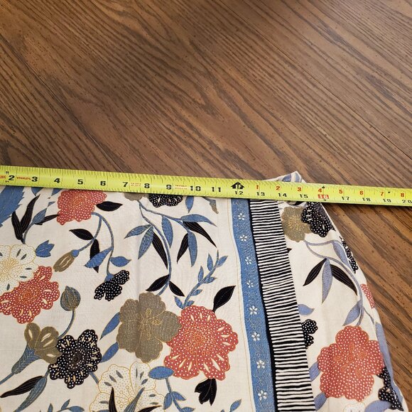 Liz Claiborne Collection Faux Wrap Linen Skirt Size 12 - Picture 7 of 9